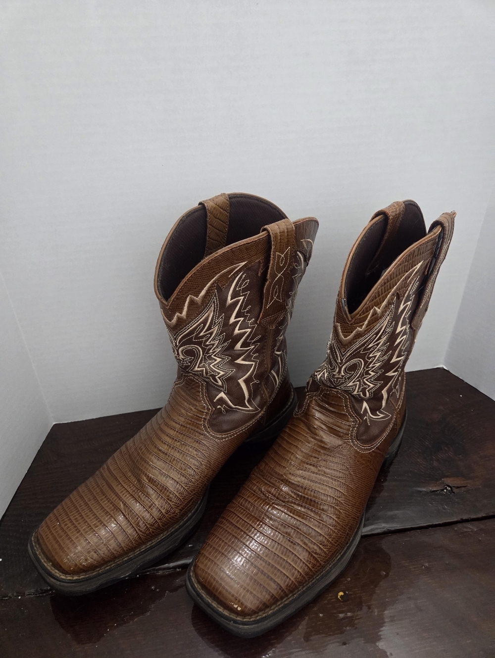 Durango Brown Western Cowboy Boots - Womens Size 11